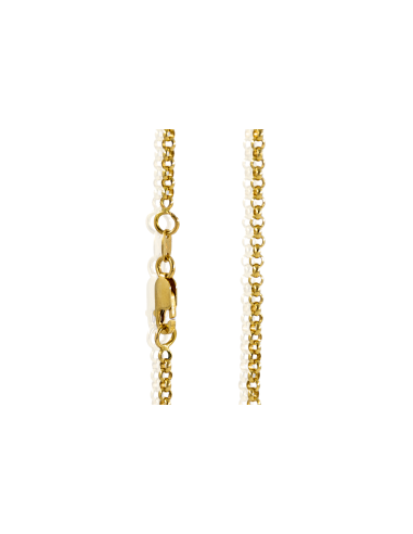 Cadena eslabón bauleta 60cm oro 18k - Joyería Orocash