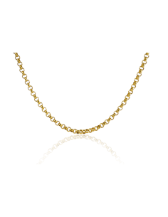 Cadena eslabón bauleta 60cm oro 18k - Joyería Orocash