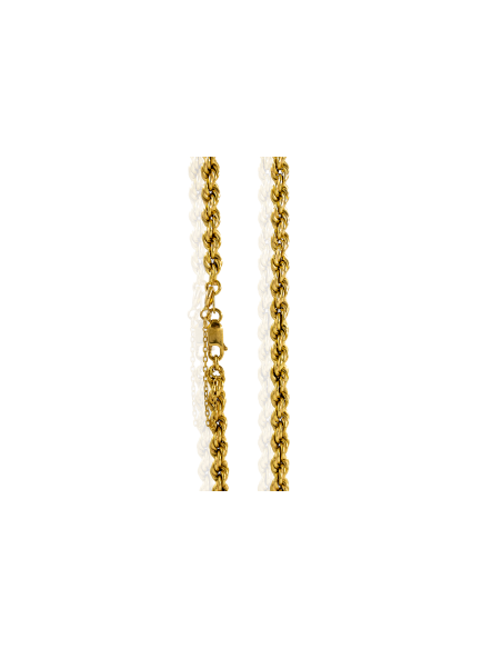 Cadena cordón mediano c. seguridad 62cm oro 18k - Joyería Orocash