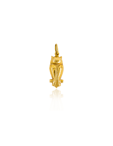 Colgante búho 2.5cm oro 18k - Joyería Orocash