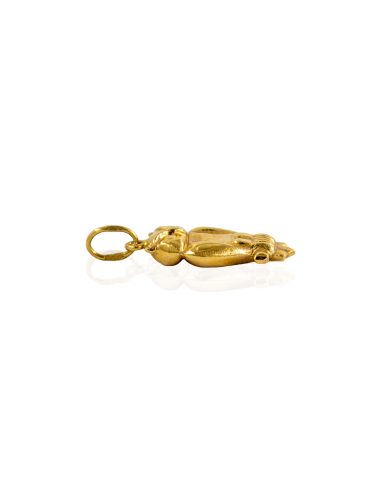Colgante búho 2.5cm oro 18k - Joyería Orocash