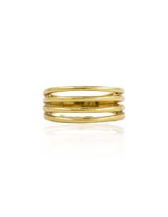 Anillo cuatro aros oro 18k - Joyería Orocash