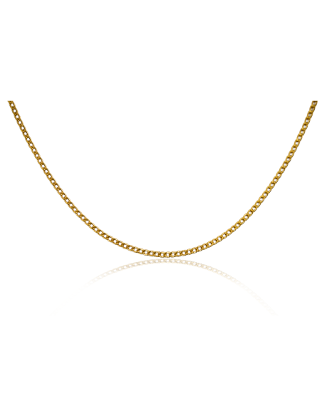 Cadena eslabón bilbao 45cm oro 18k - Joyería Orocash