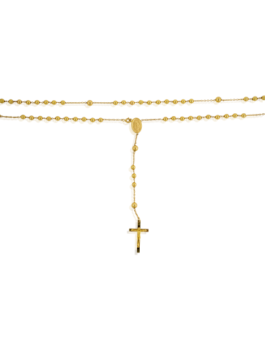 Cadena rosario 56cm oro 18k - Joyería Orocash