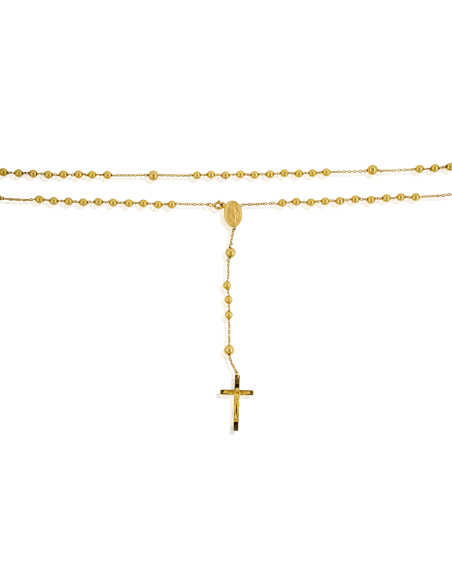 Cadena rosario 56cm oro 18k - Joyería Orocash