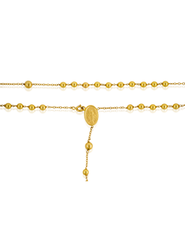 Cadena rosario 56cm oro 18k - Joyería Orocash