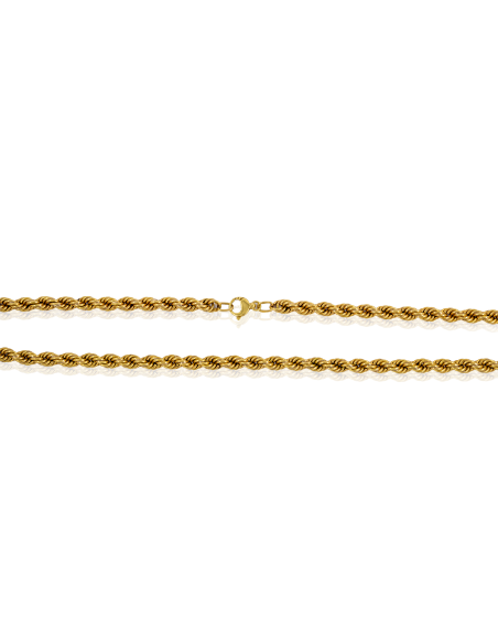 Cadena cordón mediano 60cm oro 18k - Joyería Orocash