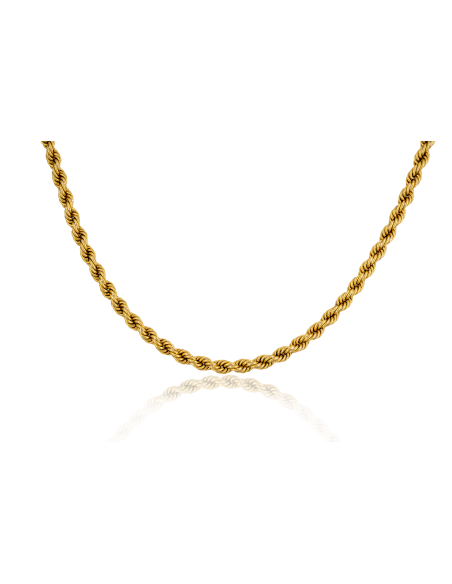 Cadena cordón mediano 60cm oro 18k - Joyería Orocash