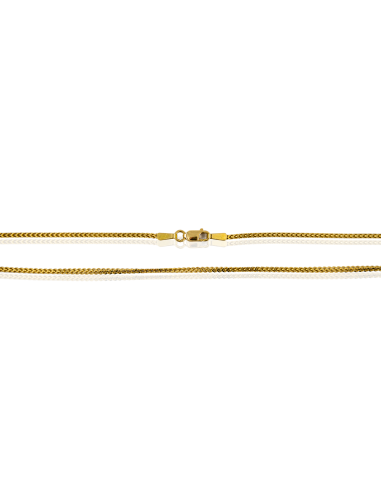 Cadena eslabón cobra 46cm oro 18k - Joyería Orocash