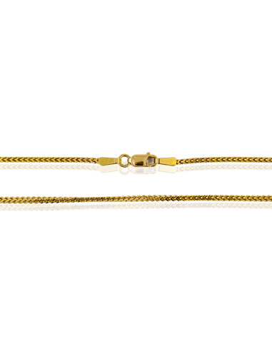 Cadena eslabón cobra 46cm oro 18k - Joyería Orocash