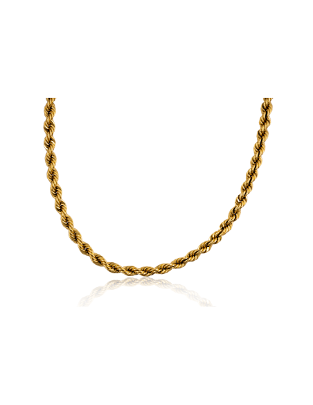 Cadena cordón fino 60cm oro 18k - Joyería Orocash