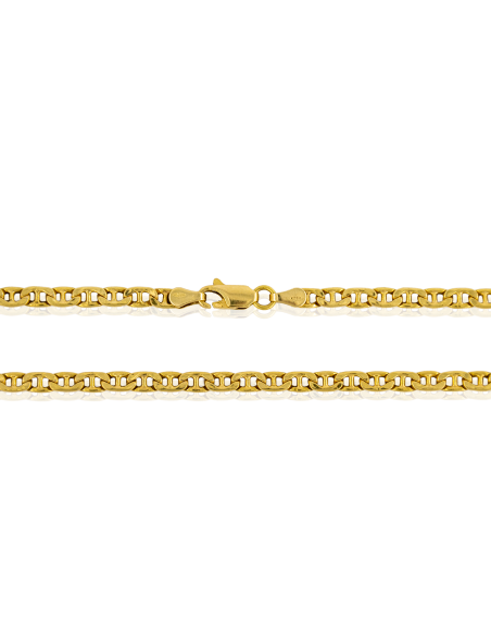 Cadena eslabón ancla 64cm oro 18k - Joyería Orocash
