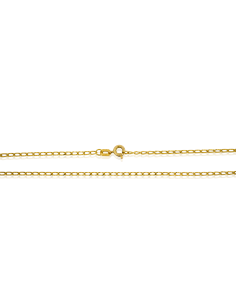 Cadena eslabón bilbao 39cm oro 18k - Joyería Orocash 2