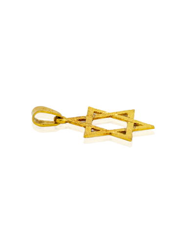 Colgante estrella de David 2.5cm oro 18k - Joyería Orocash