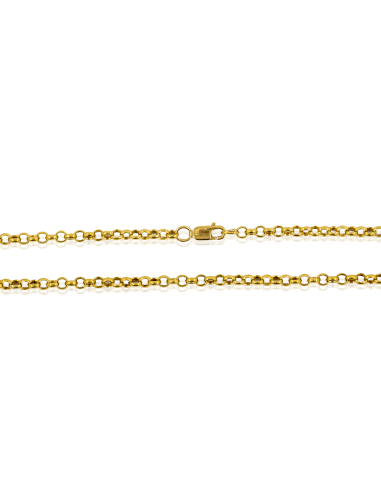 Cadena eslabón bauleta 68cm oro 18k - Joyería Orocash