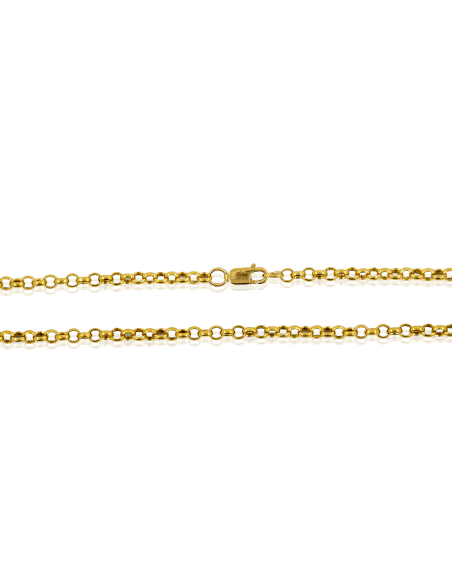 Cadena eslabón bauleta 68cm oro 18k - Joyería Orocash