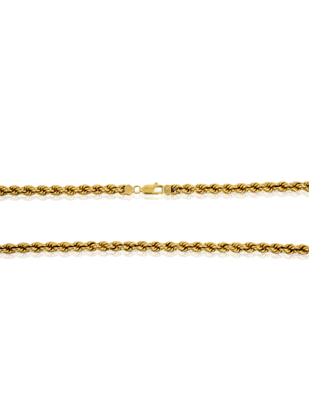 Cadena eslabón cordón 50cm oro 18k - Joyería Orocash