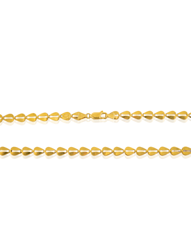 Gargantilla espiga calada central 46cm oro 18k - Joyería Orocash
