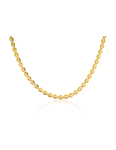 Gargantilla espiga calada central 46cm oro 18k - Joyería Orocash