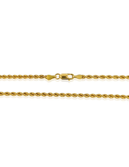 Cadena cordón fino 49cm oro 18k - Joyería Orocash