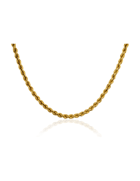 Cadena cordón mediano 60cm oro 18k - Joyería Orocash