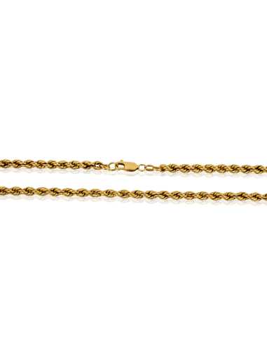 Cadena cordón mediano 65cm oro 18k - Joyería Orocash