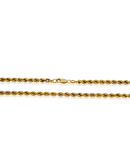 Cadena cordón mediano 65cm oro 18k - Joyería Orocash