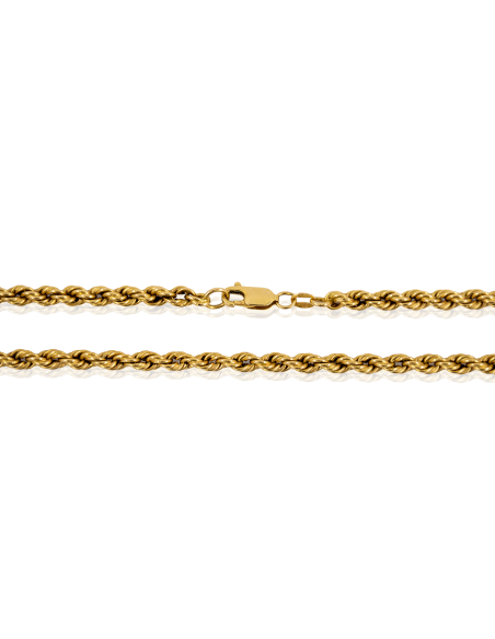 Cadena cordón mediano 65cm oro 18k - Joyería Orocash