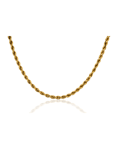 Cadena cordón mediano 65cm oro 18k - Joyería Orocash
