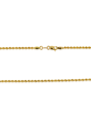 Cadena cordón finito 39cm oro 18k - Joyería Orocash