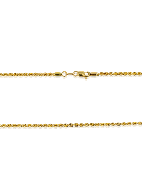 Cadena cordón finito 39cm oro 18k - Joyería Orocash