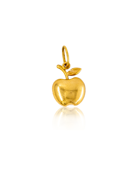 Colgante manzana 1.9cm oro 18k - Joyería Orocash