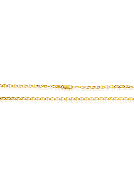 Cadena eslabón ancla 50cm oro 18k - Joyería Orocash