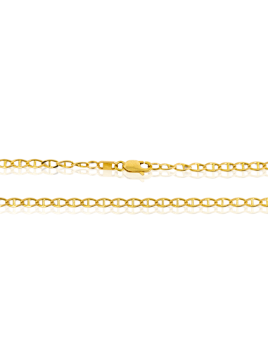 Cadena eslabón ancla 50cm oro 18k - Joyería Orocash