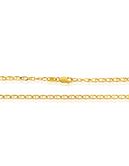 Cadena eslabón ancla 50cm oro 18k - Joyería Orocash