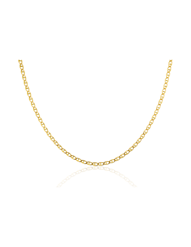 Cadena eslabón ancla 50cm oro 18k - Joyería Orocash