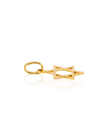 Colgante estrella de David 2.5cm oro 18k - Joyería Orocash