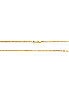 Cadena eslabón ancla forzada 46cm oro 18k - Joyería Orocash 2