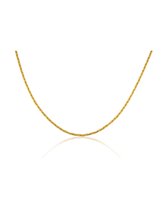 Cadena eslabón ancla forzada 46cm oro 18k - Joyería Orocash