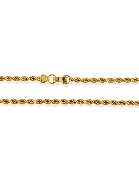 Cadena cordón fino 46cm oro 18k - Joyería Orocash
