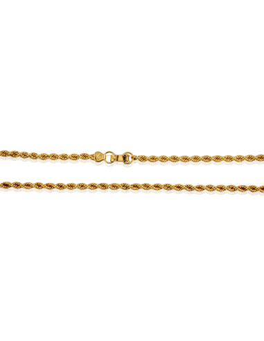 Cadena cordón fino 46cm oro 18k - Joyería Orocash