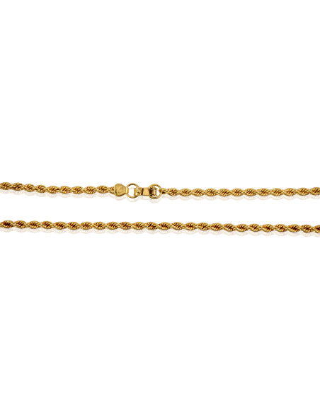 Cadena cordón fino 46cm oro 18k - Joyería Orocash