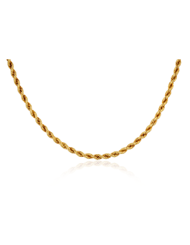 Cadena cordón fino 46cm oro 18k - Joyería Orocash