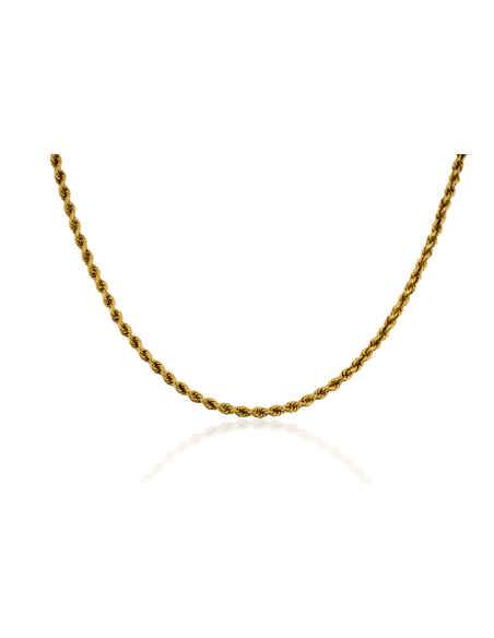 Cadena cordón fino 64cm oro 18k - Joyería Orocash