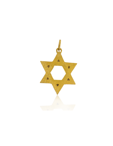 Colgante estrella de David 3.5cm oro 18k - Joyería Orocash