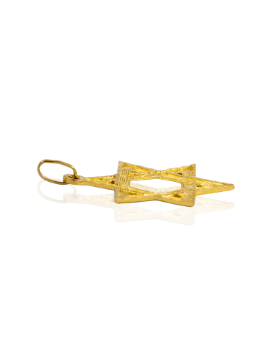 Colgante estrella de David 3.5cm oro 18k - Joyería Orocash