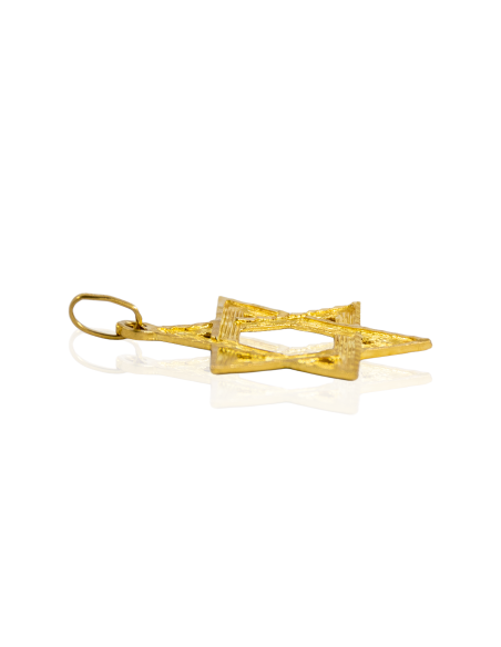 Colgante estrella de David 3.5cm oro 18k - Joyería Orocash