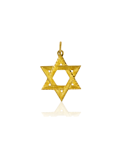 Colgante estrella de David 3.5cm oro 18k - Joyería Orocash