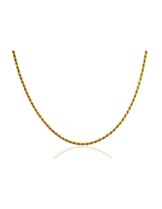 Cadena cordón fino macizo 60cm oro 18k - Joyería Orocash