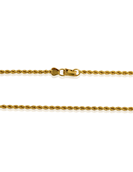 Cadena cordón fino 52cm oro 18k - Joyería Orocash